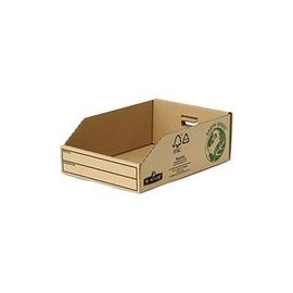Fellowes Basics Parts Bin Corrugated Fibreboard Packed Flat W200xD280xH102mm Ref 07355 [Pack 50]