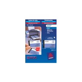 Pochette de 80 cartes de visite ( 85x54 mm ) 220g AVERY Quick&Clean jet d encre mat qualité supérieure