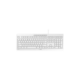 CHERRY STREAM KEYBOARD US ENGLISH W/EURO SYM WHITE-GRAY US