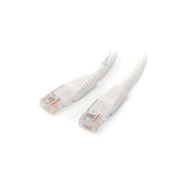 15m Cat5e White Molded RJ45 UTP Cat 5e Patch Cable - 15 m Patch Cord