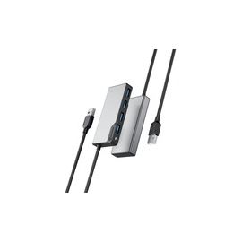 USBA FUSION SWIFT 4IN1 HUB SPACE GREY