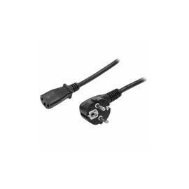 3m (10ft) Computer Power Cord, 18AWG, EU Schuko to C13, 10A 250V, Black Replacement AC PC Power Cord, TV/Monitor Power Cable