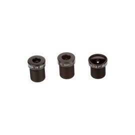 ACC LENS M12 MEGAPIXEL 6PCS 2 pieces each of 2.8 mm (F2.0), 6 mm (F1.6) and 8 mm (F1.6) Megapixel lenses with M12 thread. For use with AXIS P39-R cameras. Includes lens tools.
