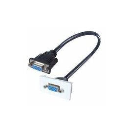 0.25M AV SNAP-IN VGA 25X50 WHITE