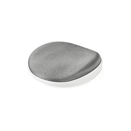 Wrist Rest - Ergonomic Desk Wrist Pad - Sliding Wrist Rest for Mouse - Silver Fabric - Office Wrist Support (ROLWRSTRST)