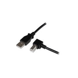 1m USB 2.0 A to Right Angle B Cable - M/M