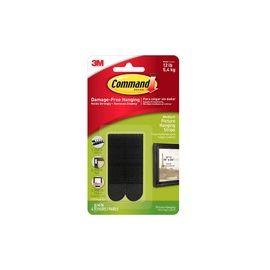 Hanging Strips, f/Med. Picture, Holds 3 lbs., 4 Sets/PK, BK