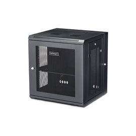 Wall Mount Server Rack Cabinet - Hinged Enclosure - Wall Mount Network Cabinet - Up to 17 in. Deep - 12U