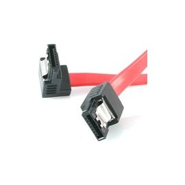 12 LATCHING SATA CABLE 1 RIGHT ANGLE M/M