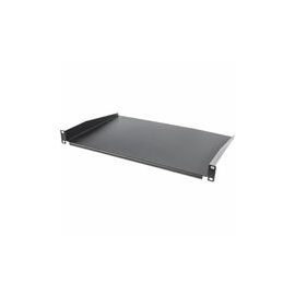 19IN CANTILEVER SHELF BLACK 1U 2-POINT FRONT MOUNT 350MM