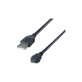 0.5M USB 2 ANDROID CHARGE SYNC CABLE AMALE TO B MICRO MHL BLACK