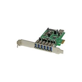 7-Port PCI Express USB 3.0 card - Standard and Low-Profile Design