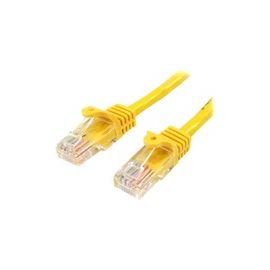 10m Yellow Cat5e Patch Cable with Snagless RJ45 Connectors - Long Ethernet Cable - 10 m Cat 5e UTP Cable
