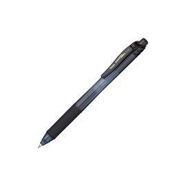 Retractable Liquid Gel Pens, 1.0, Bold, BK Ink/Barrel