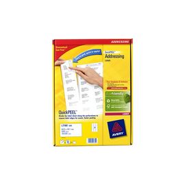 AVERY ADDRESS LBL 63.5X38.1MM 21/SHT