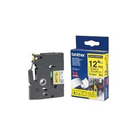Industrial Tape, Laminated, 1/2" Size, Black/Yellow