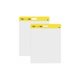 Self-Stick Wall Pad, Plain, 20 Shts ,20"x23" , 2/PK, White