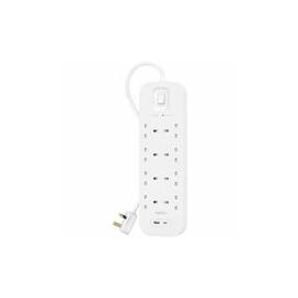SURGE PROTECTION WITH USB C 8 OUTLET