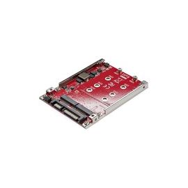 Dual-Slot M.2 to SATA Adapter - M.2 SATA Adapter for 2.5" Drive Bay - M.2 Adapter - M.2 SSD Adapter - M.2 NGFF SSD Adapter - RAID