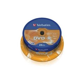 VERBATIM Tour de 25 DVD-R 4.7 go 16x 43522