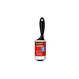 Lint Roller, 30 Perforated Sheets, Black Handle