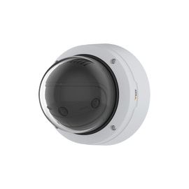 AXIS P3818-PVE 180 dgr panoramic overview of extensive areas with ultra-high resolution images and incredible details up to 30 fps. With 13 MP resolution