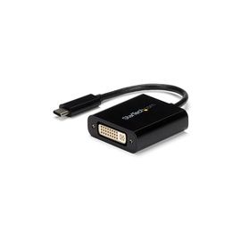 USB-C to DVI Adapter - USB Type-C DVI Converter for MacBook, ChromeBook Pixel or other USB Type C devices with DP over USB C