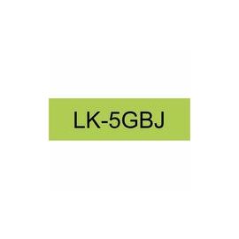 Epson LK-5GBJ Black on Matte GreenTape Cartridge 18mm - C53S672078