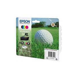 MULTIPACK 4-COLOURS 34XL DURABRITE GOLF BALL