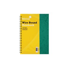 SILVINE SPIRAL NOTEBOOK A4 96LF FT SPA4