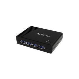 4 Port Black SuperSpeed USB 3.0 Hub