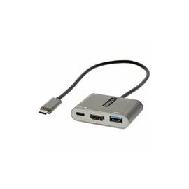 USB C Multiport Adapter, USB-C to HDMI 4K, 100W PD Pass-Through, USB 3.0 Hub 5Gbps (1xC/1xA), USB-C Mini Dock/Travel Dock