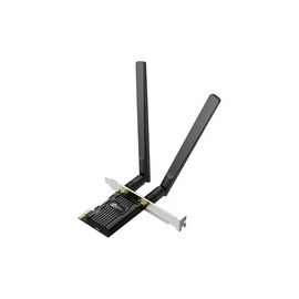 AX1800 Dual Band Wi-Fi 6 Bluetooth 5.2 PCI Express Adapter SPEED: 1201 Mbps at 5 GHz + 574 Mbps at 2.4 GHz SPEC: 2 High Gain External Antennas FEATURE: MU-MIMO, OFDMA, WPA3, Bluetooth 5.2