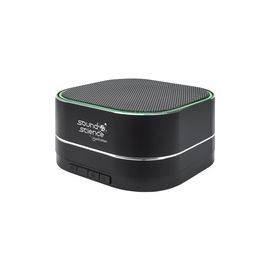 METALLIC BLUETOOTH SPEAKER- MIC/FM RADIO MICRO SD BLACK