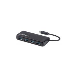 USB-C DOCK/HUB 4-PORT- 4X USB-A USB 3.0 BUS POWER BLACK
