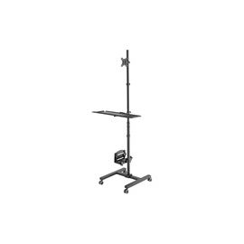 NewStar Mobile Workplace Floor Stand (monitor, keyboard/mouse & PC)