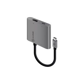 ALOGIC USB-C MULTIPORT ADAPTER WITH HDMI 4K/USB 3.0/USB-C WITH POWER DELIVERY (60W) - ALOGIC PLUS SERIES - SPACE GREY