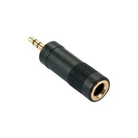 LINDY Audio-Adapter 3,5mm female an 6,3mm female vergoldet