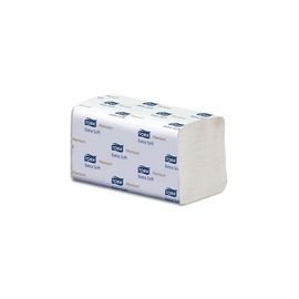 TORK Paquet de 100 essuie-mains XPRESS CONFORT pliage enchevÃªtré 2 plis blanc
