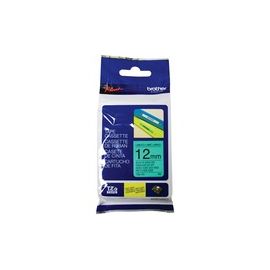 TZE-731 LAMINATED TAPE 12MM 8M BLACK ON GREEN