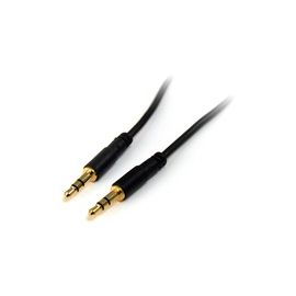 6 ft Slim 3.5mm Stereo Audio Cable - M/M