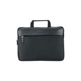 Vintage Sacoche sim noir simili cuir pour ordinateur portable et tablette de 11