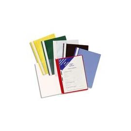 ESSELTE Boite de 25 chemises de presentation a lamelles polypropylene bleu