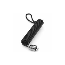 Universal Coiled lock with peripheral security trap . Compatible with All laptop