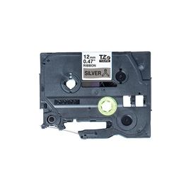 TZE-R931 TAPE 12MM SILVER ON BLACK
