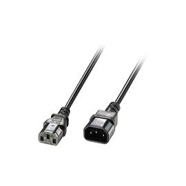 Lindy 1m IEC Extension Cable. Black