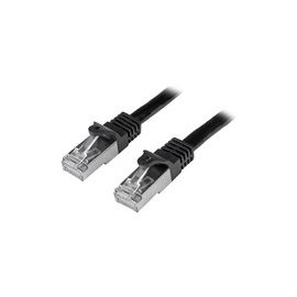3m Cat6 Patch Cable - Shielded (SFTP) Snagless Gigabit Network Patch Cable - Black