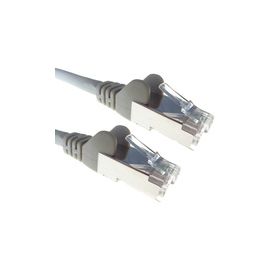 2M RJ45 Cat 6A SSTP Stranded snagless Network Cable Grey