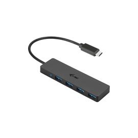 I-TEC USB-C SLIM PASSIVE HUB 4P NO PS WIN AND MAC OS BLACK