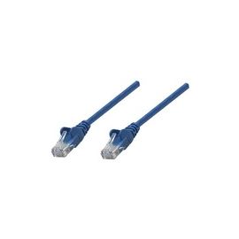 INTELLINET Netzwerkabel Cat6 S/FTP blau 0,25m Cat6-zertifiziert LS0H RJ45-Stecker/RJ45-Stecker